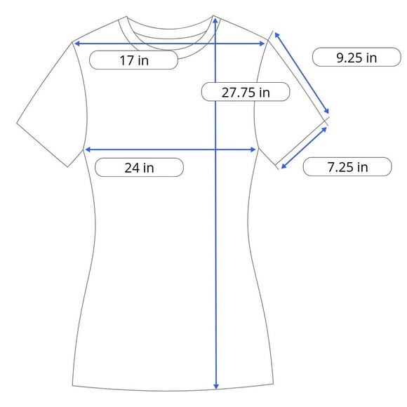 Just My Size Short Sleeve V-Neck Tee Shirt in Salmon Size 3X (22-24W) - Picture 10 of 12